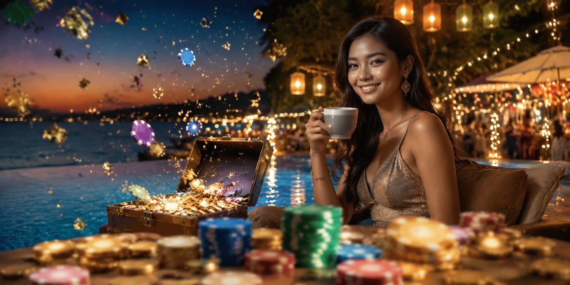 Pengguna membaca ketentuan platform sambil menikmati kopi di kafe
